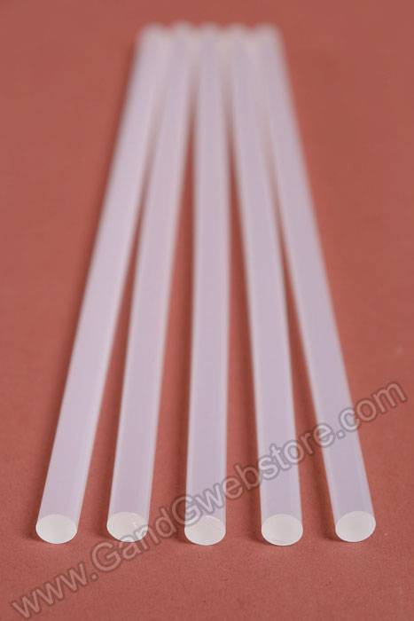 Translucent Mini Glue Sticks-.27X4 15/Pkg Assorted Colors