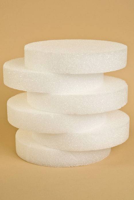 24 X 1.5 Styrofoam Disc White- Gandgwebstorecom
