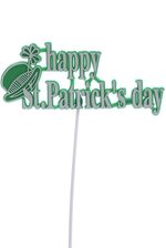12" HAPPY ST. PATRICK'S DAY PICKS GREEN PKG/12