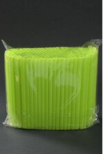 8.25" PLASTIC STRAIGHT STRAW GREEN PKG/250