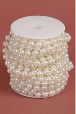 10MM X 15YDS PEARL GARLAND IVORY