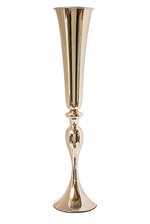 30" METAL BOUQUET STAND GOLD