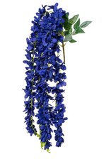 35.5" HANGING FLOWER BUSH ROYAL BLUE