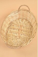 16" OVAL WILLOW TRAY NATURAL