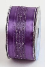 2" X 22YDS FORTRESS WIRED RIBBON PURPLE