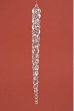 13.5" ACRYLIC HANGING ICICLE CLEAR