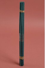 15" PLANT WOODEN STAKES GREEN PKG/25