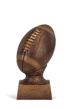 7.75" FOOTBALL ON STAND BRONZE