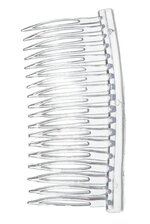 18 TEETH SIDE COMB (PKG/12) CLEAR