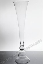 10" X 10.25" X 39.5" GLASS VASE CLEAR