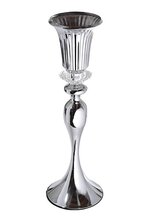 22" METAL BOUQUET STAND SILVER