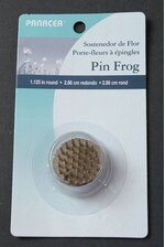 1" ROUND PIN FROG GOLD/SILVER