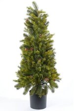 37" PINE CONE TOPIARY GREEN