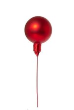60MM MATT GLASS BALL (B/12) RED
