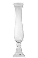 8" X 36" REVERSIBLE GLASS VASE CLEAR