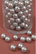 16MM ABS PEARL BEADS SILVER PKG(500g)