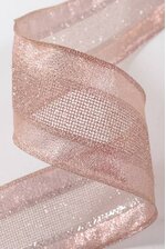 2.5" X 20YDS WIRED DIMENSIONS RIBBON BLUSH