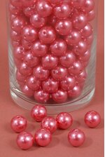 16MM ABS PEARL BEADS RED PKG(500g)