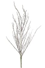38" SNOWED PLASTIC BIRCH TREE BRANCH BROWN/ICY