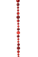 60" MECURY BALL ORNAMENT GARLAND RED