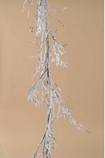 60" FROSTED FOREST TWIG GARLAND NATURAL FROST