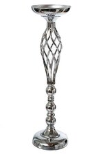 22.5" METAL BOUQUET STAND SILVER
