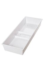 16" RECTANGLE CONTAINER WHITE