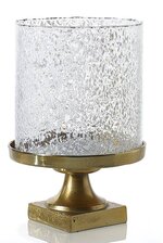 8" X 12.75" SHEER CANDLE HOLDER