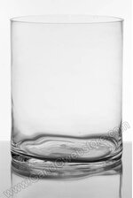 10" X 14" CYLINDER GLASS VASE CLEAR CS/4