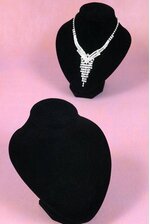 9" X 8" NECKLACE DISPLAY STAND BLACK