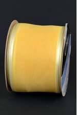 3" X 15YDS ARABESQUE WIRED RIBBON MAIZE