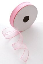 5/8" X 25YDS ENCORE WIRED RIBBON LIGHT PINK