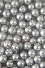 14MM ABS PEARL BEADS SILVER PKG(500g)