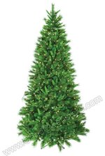 15FT BELGIUM MIX TREE W/3100 CLEAR LIGHTS GREEN