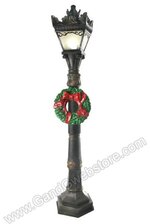 45" POLY-STONE OUTDOOR LAMPPOST