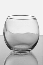 1.875" X 2.5" ROLY POLY VOTIVE CLEAR