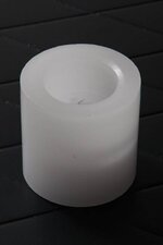 2" X 2" FLAMELESS CANDLE WHITE