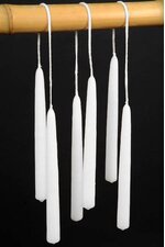5" JOINED WICK CANDLE PKG/12 WHITE