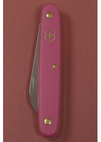 4" SWISS FLORAL STRAIGHT KNIFE PINK HANDLE