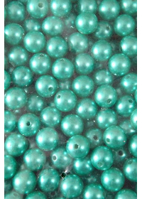 14MM ABS PEARL BEADS TEAL PKG(500g)
