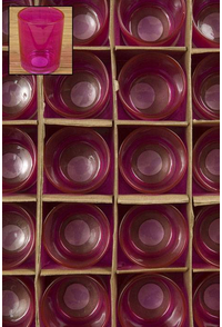 VOTIVE HOLDER PINK PKG/25