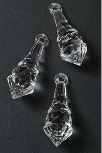 45MM ACRYLIC DROP ACCESSORY CLEAR PKG/36