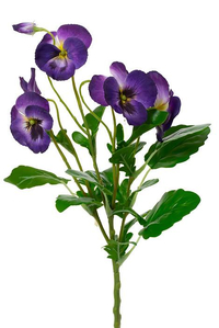 15" PANSY SPRAY PURPLE