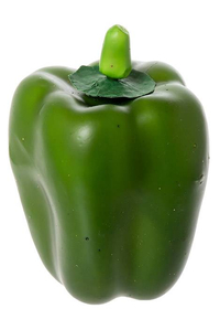 4" WEIGHTED BELL PEPPER GREEN PKG/6