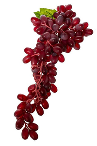 17" ROUND GRAPE CLUSTER RED