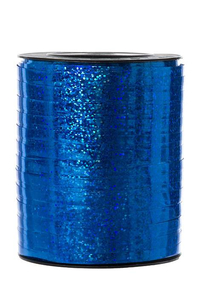 3/16" x 500YD HOLOGRAPHIC CURLING RIBBON ROYAL BLUE