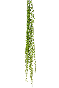 35" STRING OF PEARLS HANGING PICK GREEN