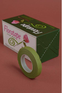 1/2" X 30YDS FLORA-TAPE/STEM WRAP LIGHT GREEN PKG/12