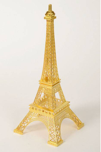 15" METAL EIFFEL TOWER GOLD