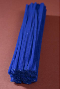 12" CHENILLE STEM ROYAL BLUE PKG/100